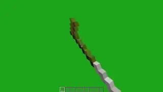 клюшка хоккейная гринскрин майнкрафт stick hockey green screen minecraft