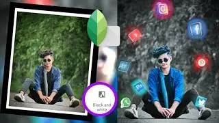snapseed social media icons photo editing// snapseed photo // snapseed se photo editing kaise kare
