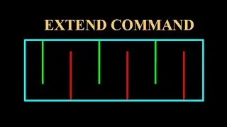 🔥Extend command in autocad !🔥! Extend !🔥! How to use Extend Command in AutoCAD.