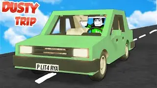 PERJALANAN PULKAM NAIK MOBIL BUTUT DI ROBLOX !!!