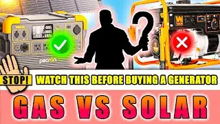 Solar Generators vs Gas Generators. Watch before buying!