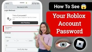 How To See Your Roblox Password In Mobile (2024) See Roblox Login Password if you forgot it.