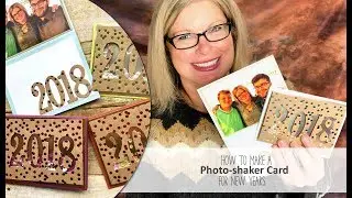 How to make Photo-Shaker Cards for the New Year featuring Stampin Up