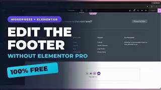 How to Edit Footer in WordPress Elementor in 5 Minutes (No Code)