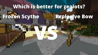 Which is BETTER? Explosive Bow VS Frozen Scythe Breakdown(Minecraft Hypixel Skyblock)