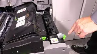 Xerox® Versant® 80 180 Color Press Clearing a Paper Jam in the Post Fuser Transport