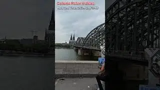 Now and Than 2024 and 1946 Cologne after WW2 (Hohenzollernbrücke) #cologne #ww2