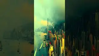 Hong Kong, China by Drone - 4K Video Ultra HD [HDR]