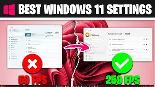 🔧Quick Windows Settings To Speed Up Windows 11 | Best Windows Settings - 2024