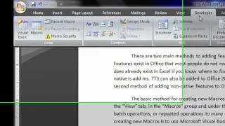 Adding Text to Speech to Microsoft Word 2007 Tutorial