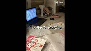 Five tips for studying📚