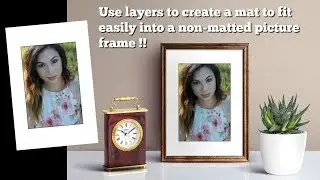 PhotoDirector Layers - Adding a mat frame around any photo
