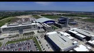 Drone Video of Dallas Cowboys (Star in Frisco) Construction - Amazing!