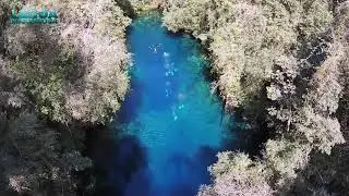 Imagens aéreas da Lagoa Misteriosa