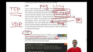 LPIC1 - 070 - 109.1 (3/3) - Networking Fundamentals; TCP/IP Protocols, Ports and TCP vs UDP vs ICMP