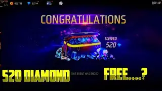 How to get 520 diamond 💎 free || Less is more event free fire || 520 diamond event free fire ||