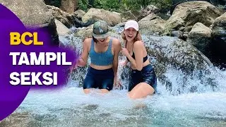BCL Seksi Basah Pakai Bra Hitam