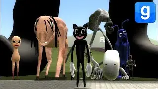 Who Can Cartoon Cat BEAT? Trevor Henderson Creature Deaths! Gmod Nextbot