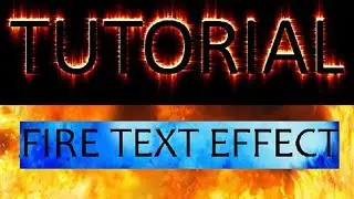 How To Create Fire Text Effect in Photoshop | Adobe Photoshop Tutorial