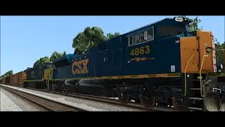Run8 Train Simulator: Q455 manifest Race Pond to Moncrief