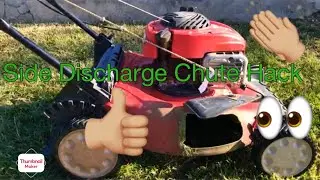 DIY SIDE DISCHARGE CHUTE HACK!!!