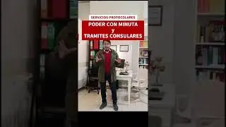 PODERES POR ESCRITURA PUBLICA e TRAMITES CONSULARE