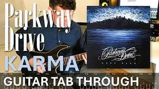 Parkway Drive - Karma (Guitar cover with vocals and tabs)
