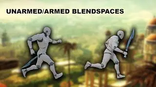 Unreal Sidescroller - Armed/Unarmed Locomotion animation blendspace change