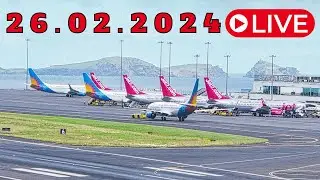 LIVE CRAZY WIND & 757 Special From Madeira Island Airport 26.02.2024