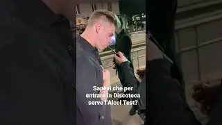 Sapevi che per entrare in Discoteca serve l’Alcol Test?