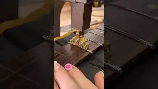 Music Man Stingray bass refret #luthier #guitar