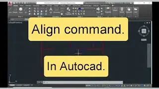 Align command in AutoCAD.