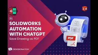 SolidWorks Automation with AI (ChatGPT) | Save Drawing as PDF