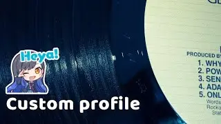 Project Sekai custom profile template [Music themed]