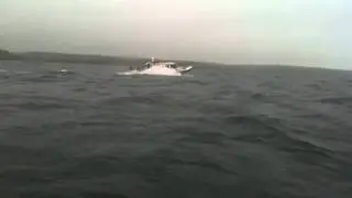 Mischief traveling in choppy conditions to Ballycotton