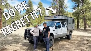 Do We Regret Getting a Pop Up Truck Camper to Live In?