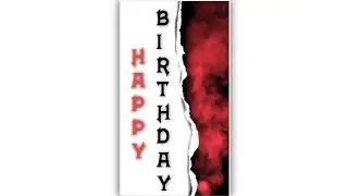 Happy birthday song status - Mix two happy birthday songs - Black Background WhatsApp status