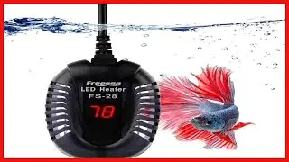 FREESEA Aquarium Heater Fish Tank Submersible Heater (50W/75W/100W) with LED Temperature Display
