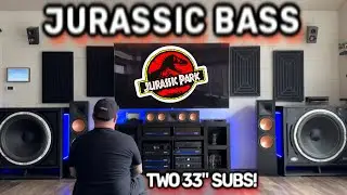 Jurassic T-Rex BASS 🔊 Crazy Home Theater System With 2 33