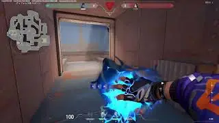 Valorant Round 1 clutch from disconnecting
