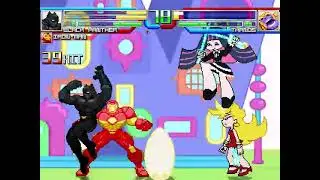 Next of MUGEN Battles - Black Panther, Iron Man, Stocking, and Panty vs Thanos