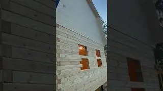 Дом 6х6 под усадку из профилированного бруса