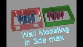3ds max tutorials for beginners | Working with AutoCAD Files in 3ds Max | wall modeling in 3ds max