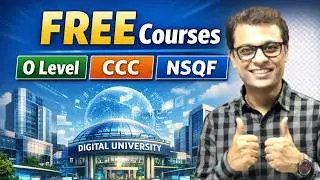FREE courses for O LEVEL, CCC & NSQF certificates for advance area
