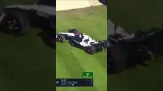Yuki flying through the gravel
