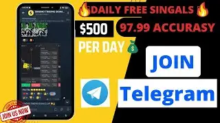 Free Binomo Telegram Signals VVIP || Signals Accurasy 97.99% || BINOMO EXPERT