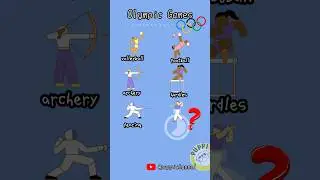 Olympic games |Can you name all these sports? #olympicgames #olympics2024 #sports #learnenglish #英単語
