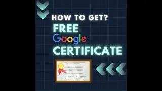 Get Google certification for free!?👀 