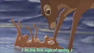 Bambi 2 - First Sign Of Spring with English Lyrics 🎵