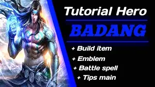 Tutorial on Badang Mobile Legends heroes! How to play mobile legends body! Build body items hurt
